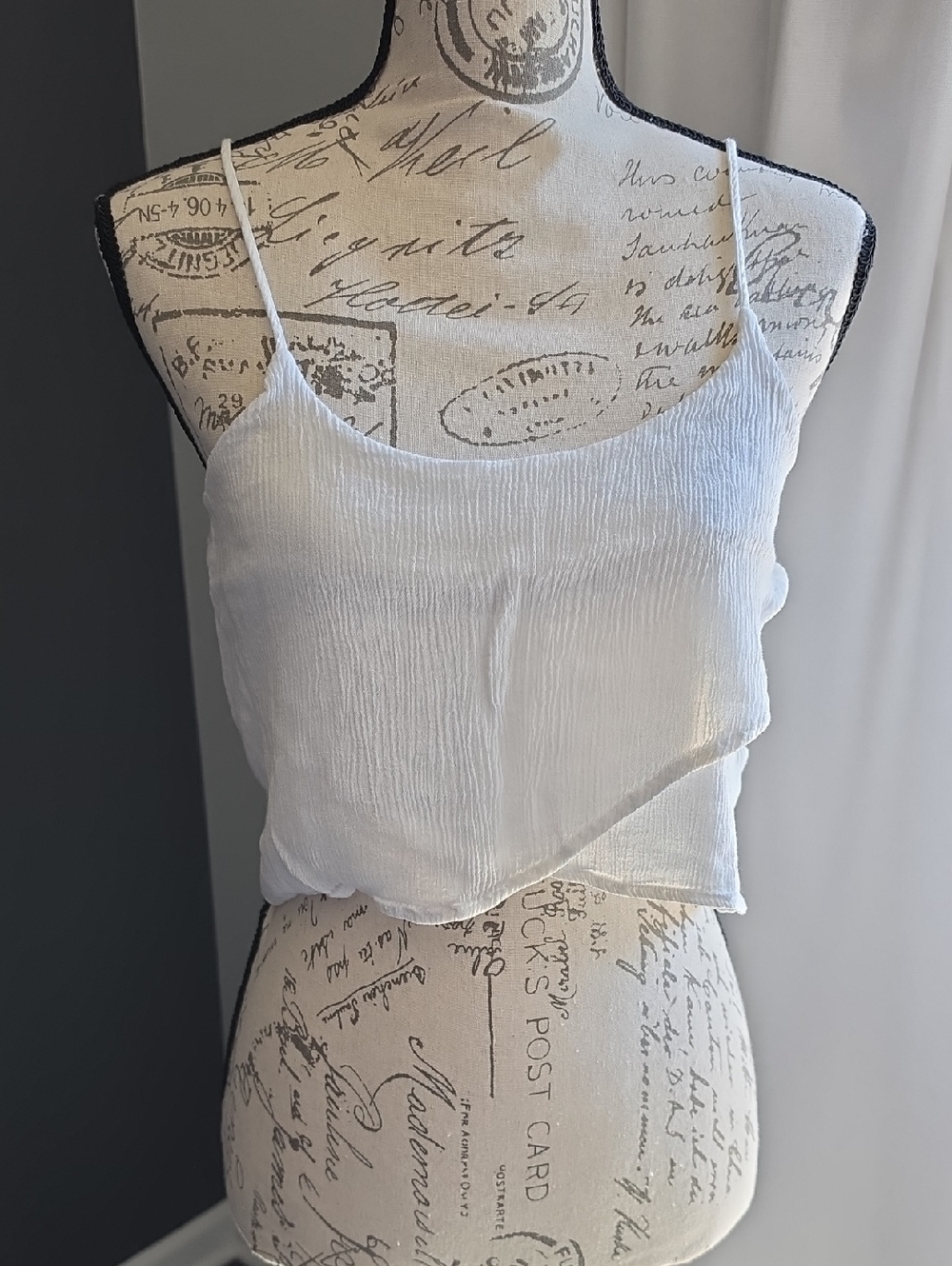 Kimchi Blue White Cropped Cami